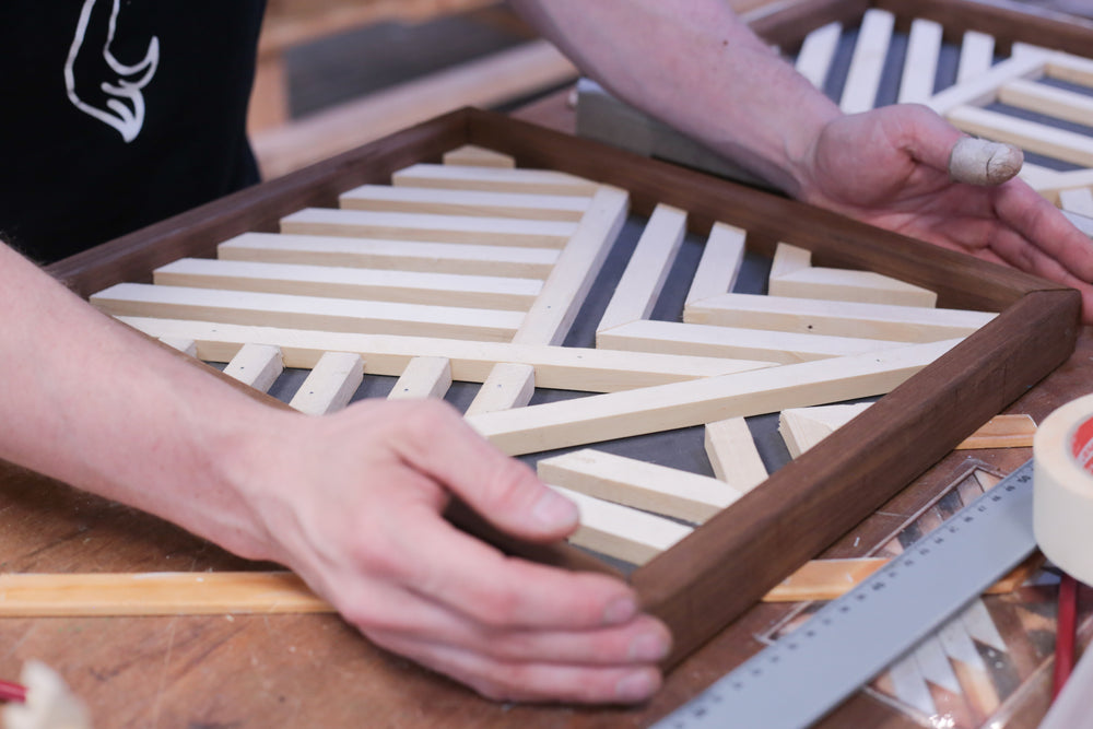 GEOMETRIC WALL ART - HALVE DAG WEEKENDWORKSHOP