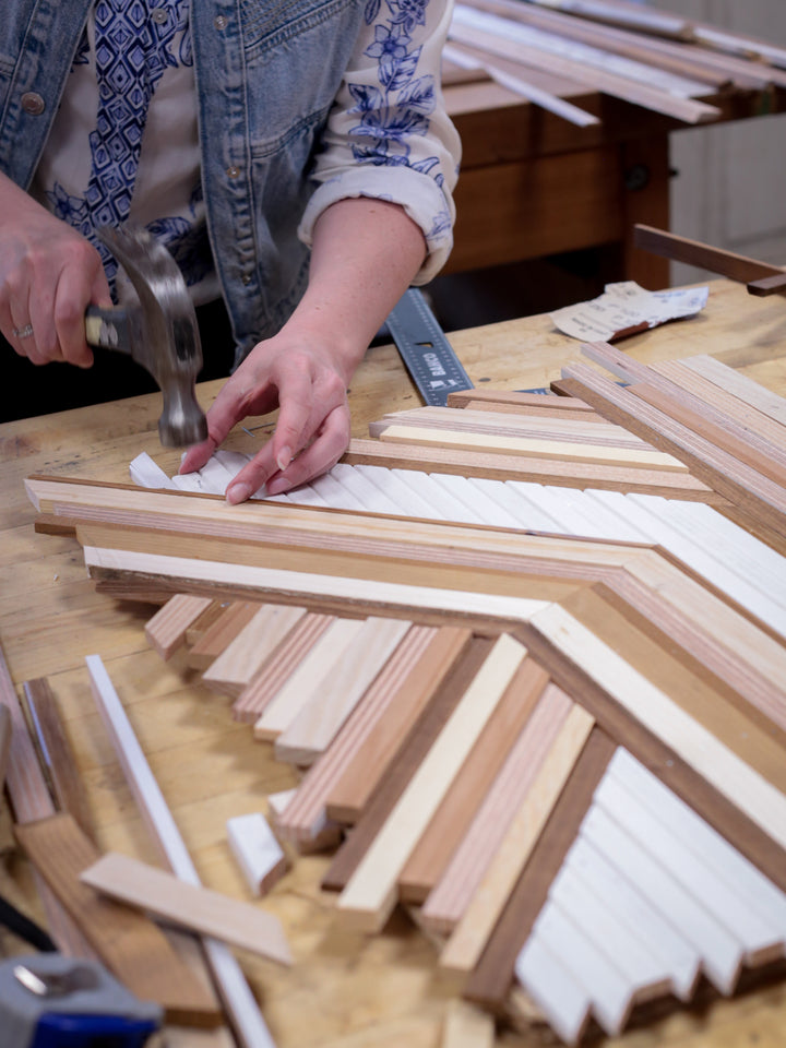 GEOMETRIC WALL ART - HALVE DAG WEEKENDWORKSHOP