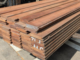 Azobé damwand 140 en 200 mm breed, lengte tussen 200 en 600 cm