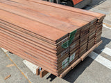 Azobé damwand 140 en 200 mm breed, lengte tussen 200 en 600 cm