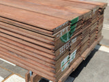 Azobé damwand 140 en 200 mm breed, lengte tussen 200 en 600 cm