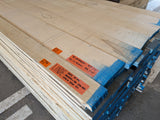 Linde 30 mm dik, 100 tot 200 mm breed, 2500 mm lang
