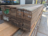 Azobé damwand 140 en 200 mm breed, lengte tussen 200 en 600 cm