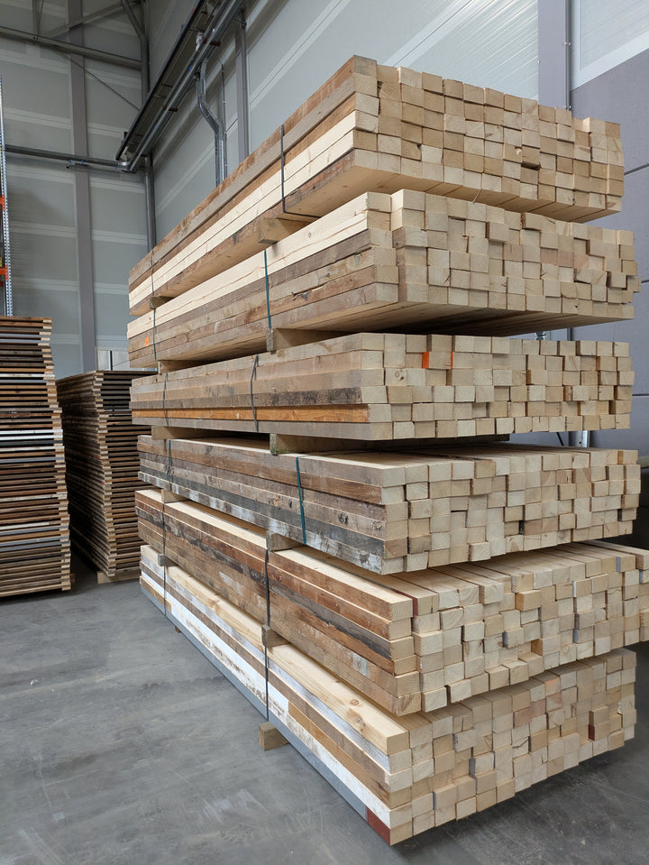 Circulair balkhout 44 x 69 x 2700 mm
