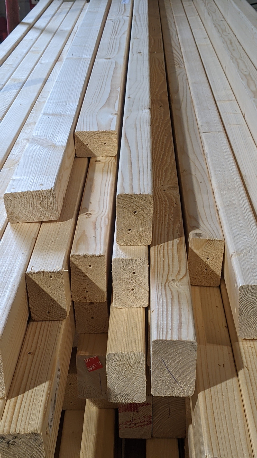 Vuren balken 44x69 - Per Meter